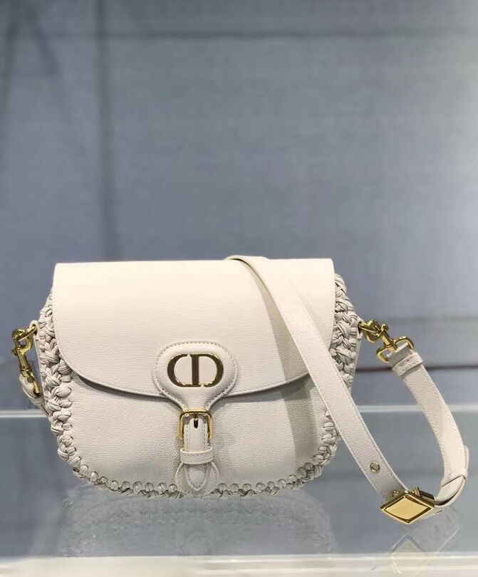 Christian Dior Medium Dior Bobby Bag Cream